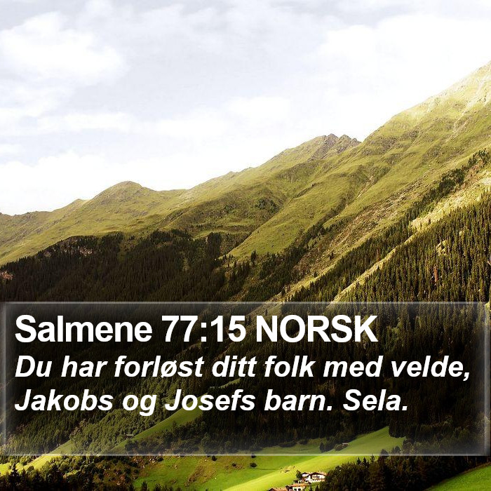 Salmene 77:15 NORSK Bible Study