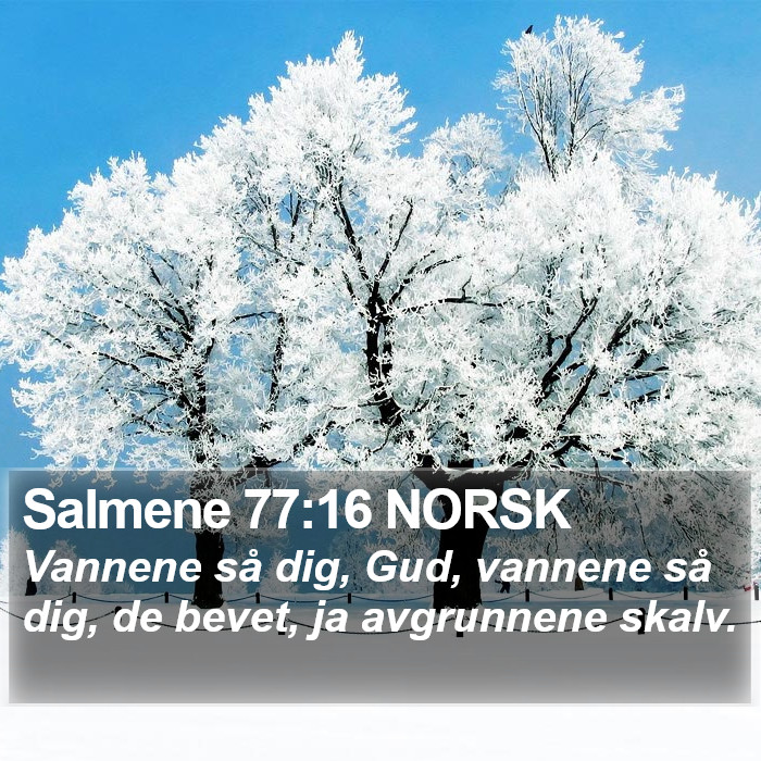 Salmene 77:16 NORSK Bible Study