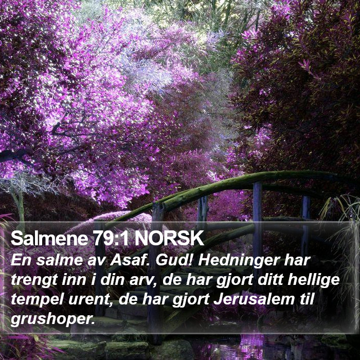 Salmene 79:1 NORSK Bible Study