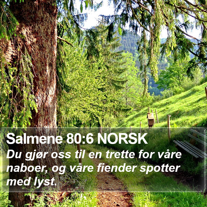 Salmene 80:6 NORSK Bible Study