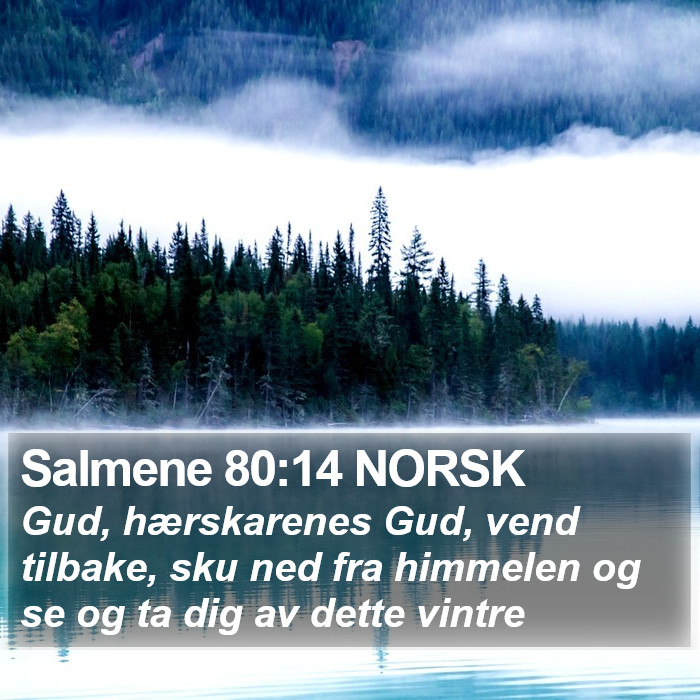 Salmene 80:14 NORSK Bible Study