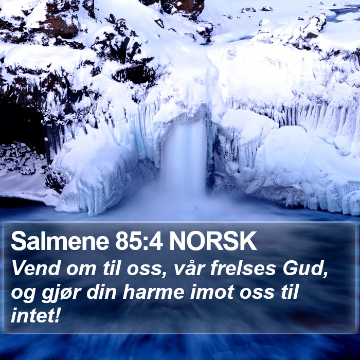 Salmene 85:4 NORSK Bible Study