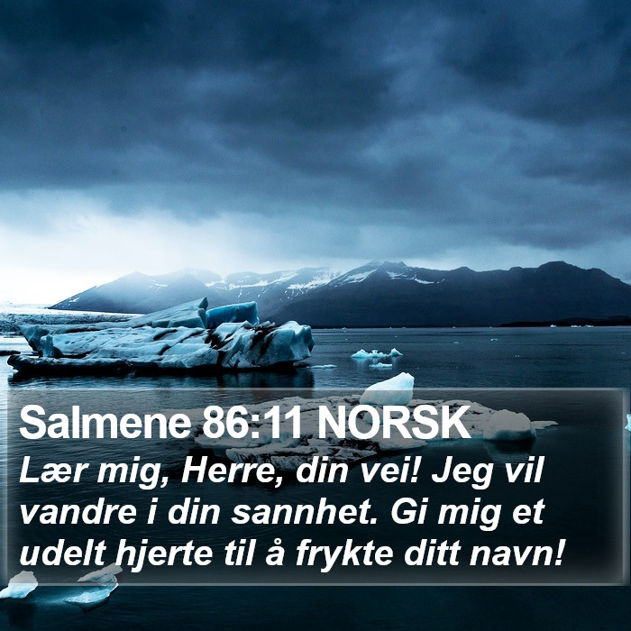 Salmene 86:11 NORSK Bible Study