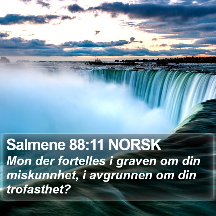 Salmene 88:11 NORSK Bible Study