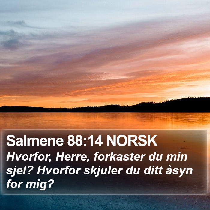 Salmene 88:14 NORSK Bible Study
