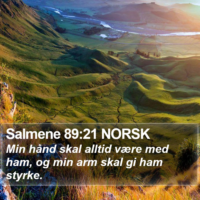 Salmene 89:21 NORSK Bible Study