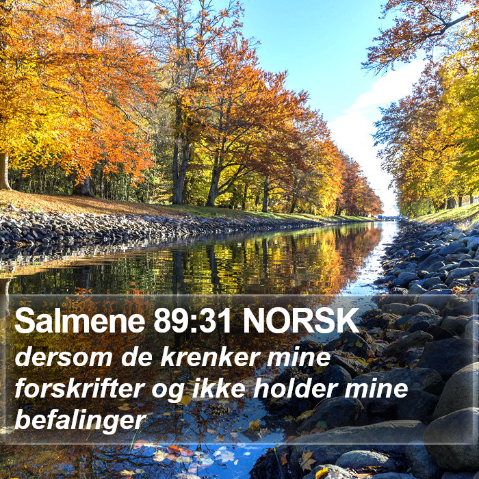 Salmene 89:31 NORSK Bible Study