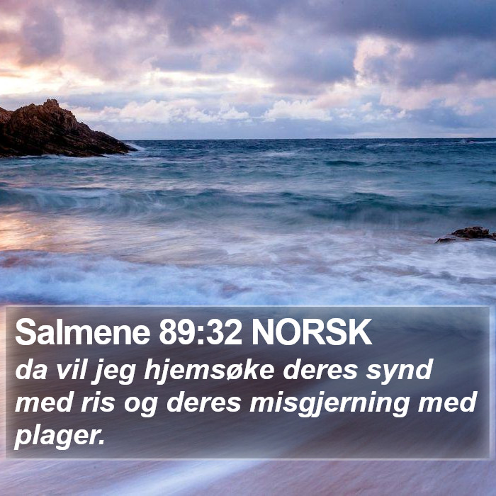 Salmene 89:32 NORSK Bible Study