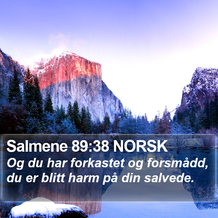 Salmene 89:38 NORSK Bible Study