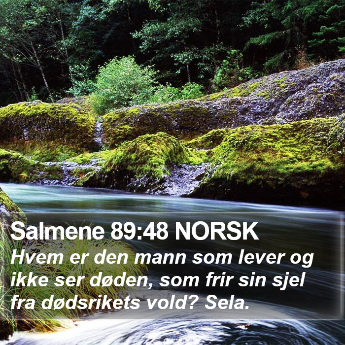 Salmene 89:48 NORSK Bible Study