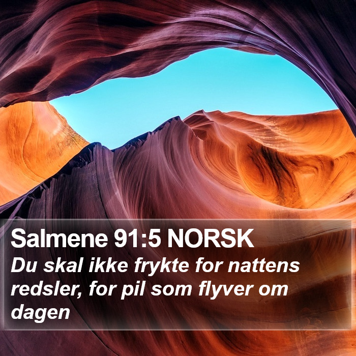 Salmene 91:5 NORSK Bible Study