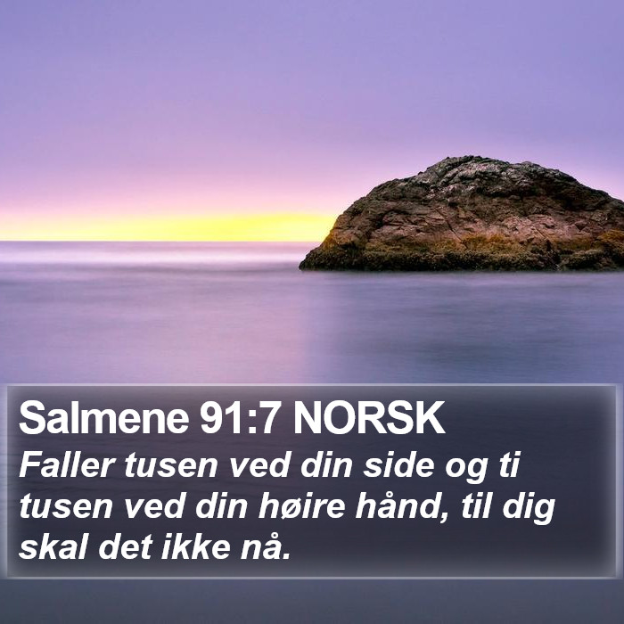 Salmene 91:7 NORSK Bible Study