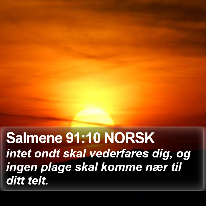 Salmene 91:10 NORSK Bible Study