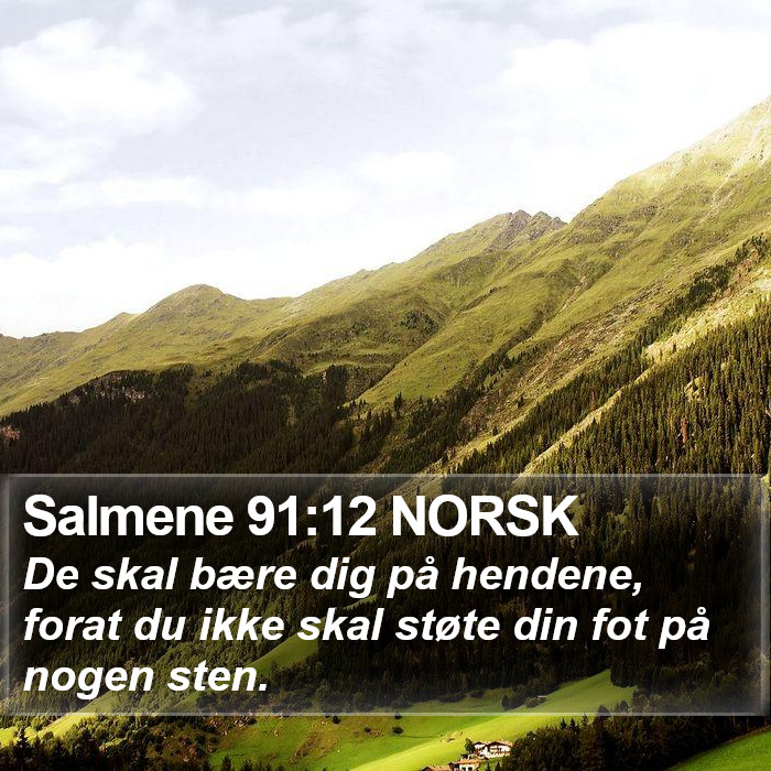 Salmene 91:12 NORSK Bible Study