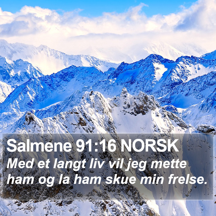 Salmene 91:16 NORSK Bible Study