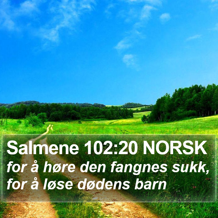 Salmene 102:20 NORSK Bible Study