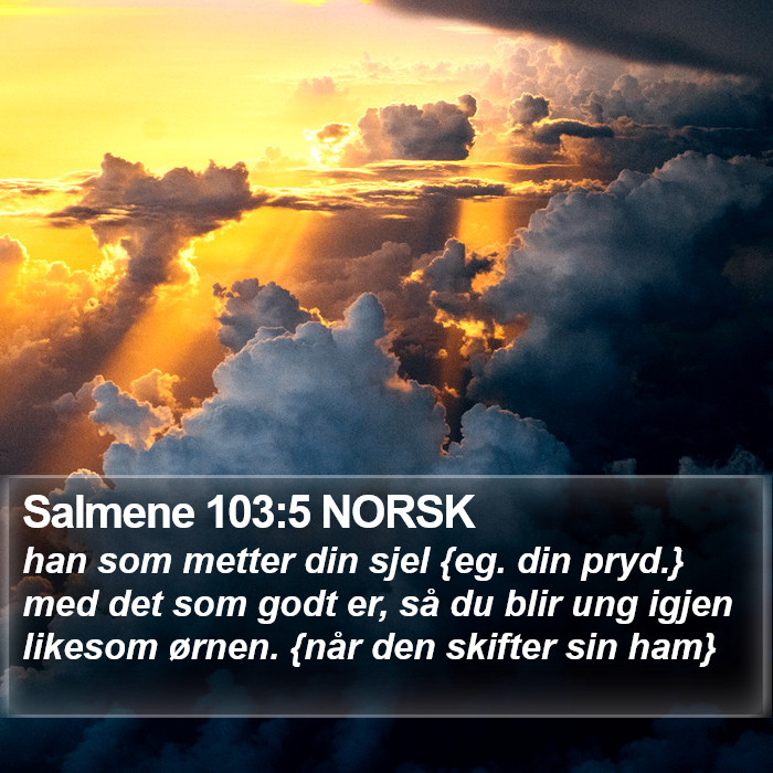 Salmene 103:5 NORSK Bible Study