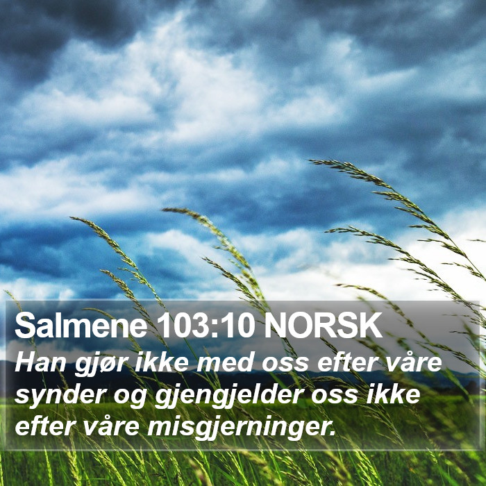 Salmene 103:10 NORSK Bible Study