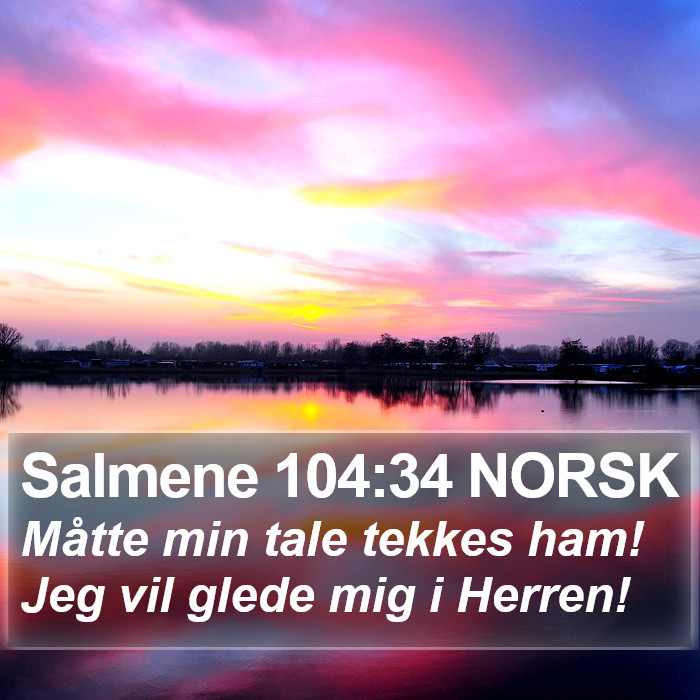 Salmene 104:34 NORSK Bible Study