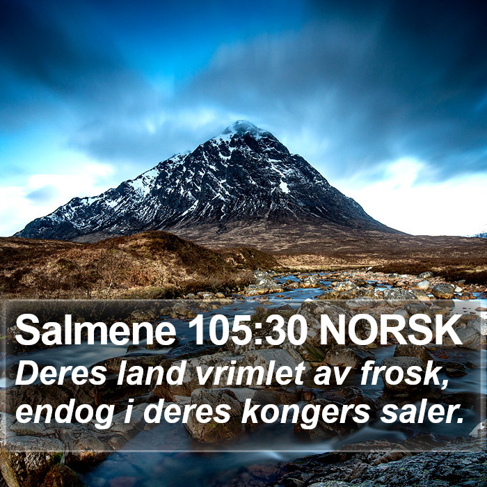 Salmene 105:30 NORSK Bible Study