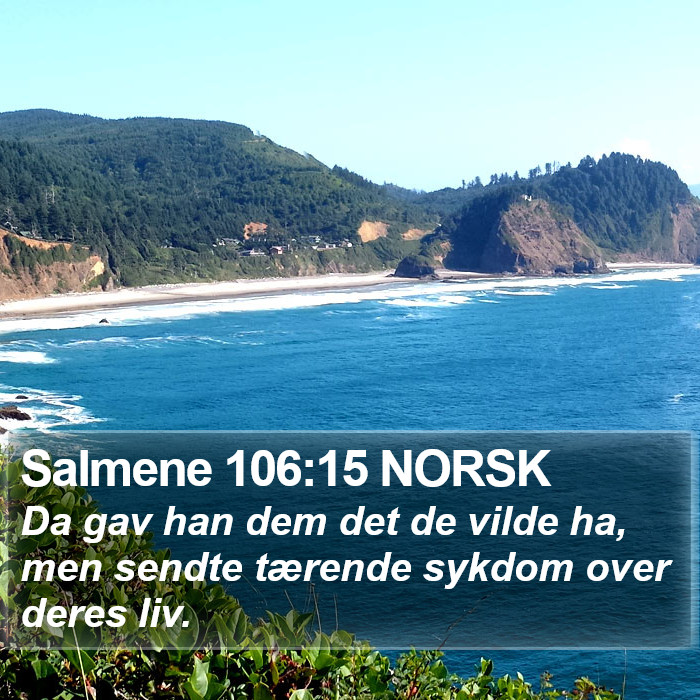 Salmene 106:15 NORSK Bible Study