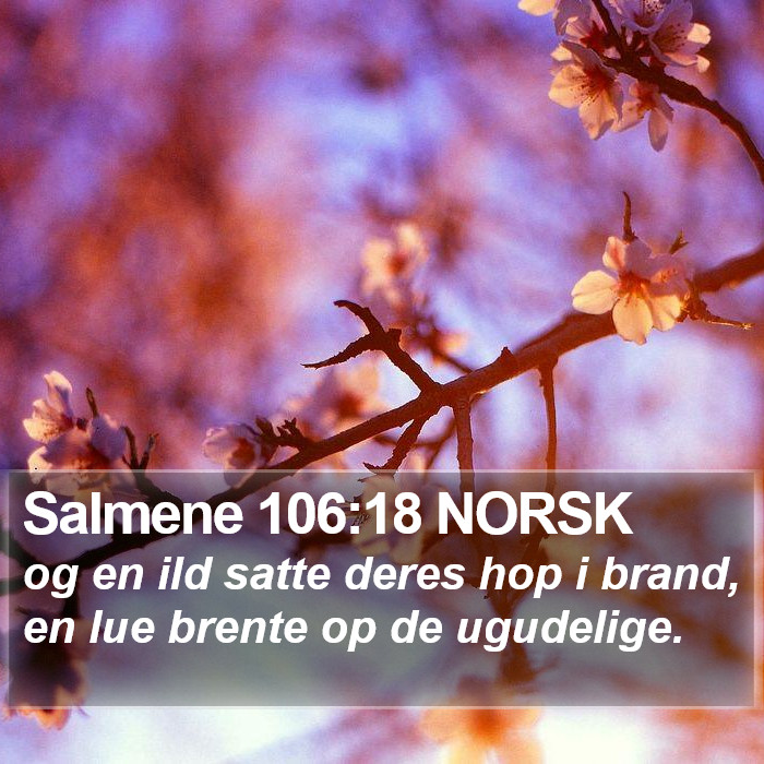 Salmene 106:18 NORSK Bible Study