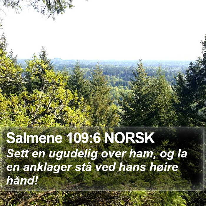 Salmene 109:6 NORSK Bible Study