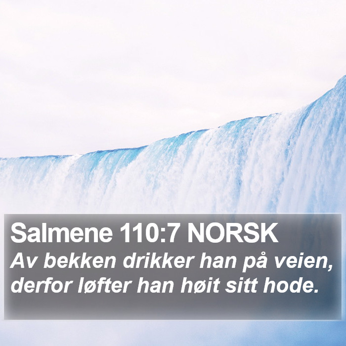 Salmene 110:7 NORSK Bible Study