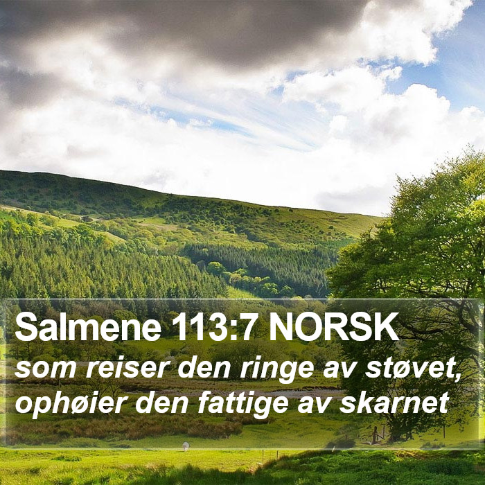 Salmene 113:7 NORSK Bible Study