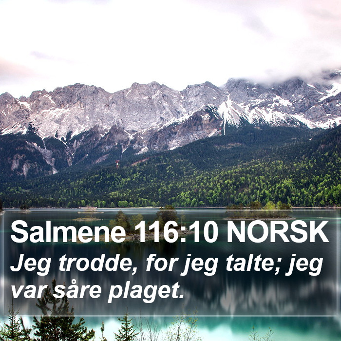 Salmene 116:10 NORSK Bible Study