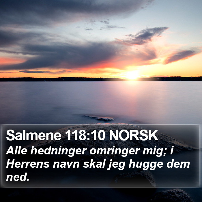 Salmene 118:10 NORSK Bible Study