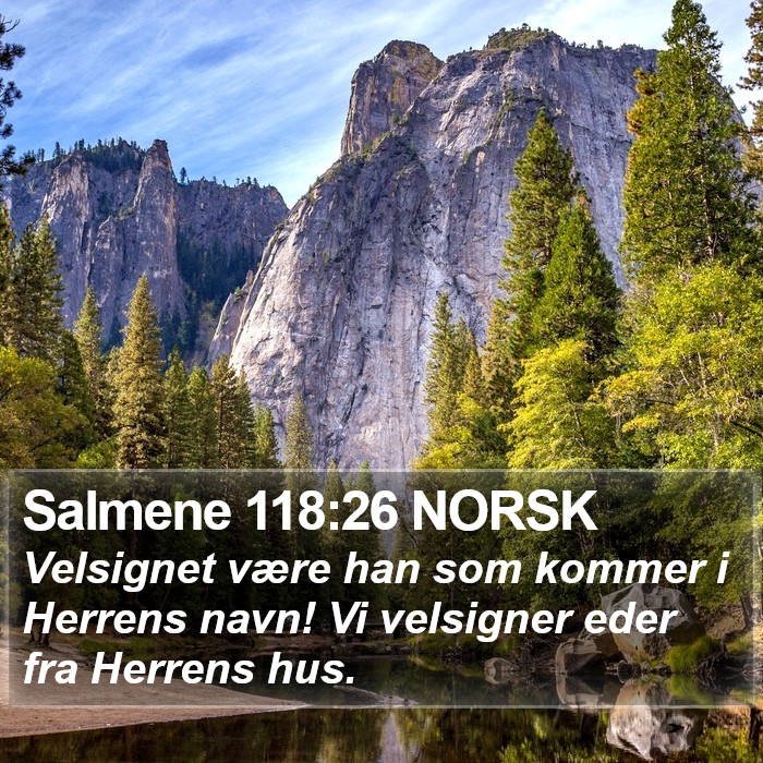 Salmene 118:26 NORSK Bible Study