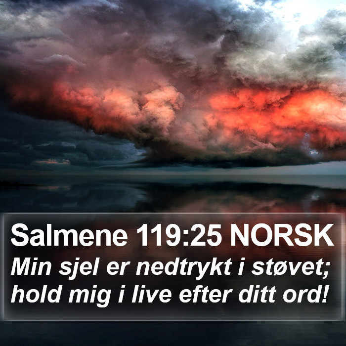 Salmene 119:25 NORSK Bible Study