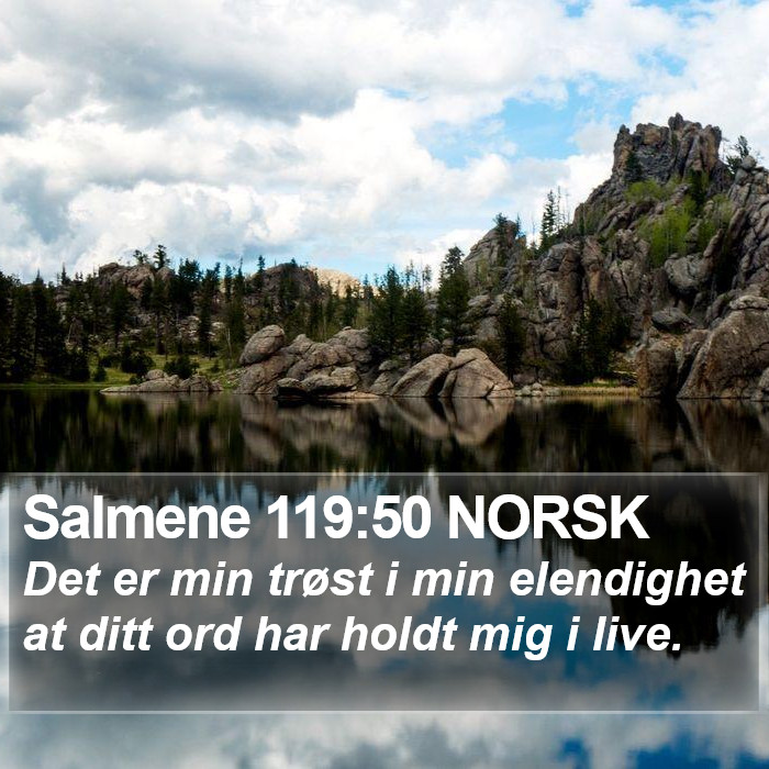 Salmene 119:50 NORSK Bible Study