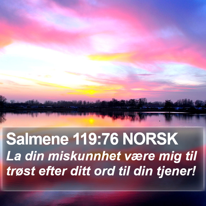 Salmene 119:76 NORSK Bible Study