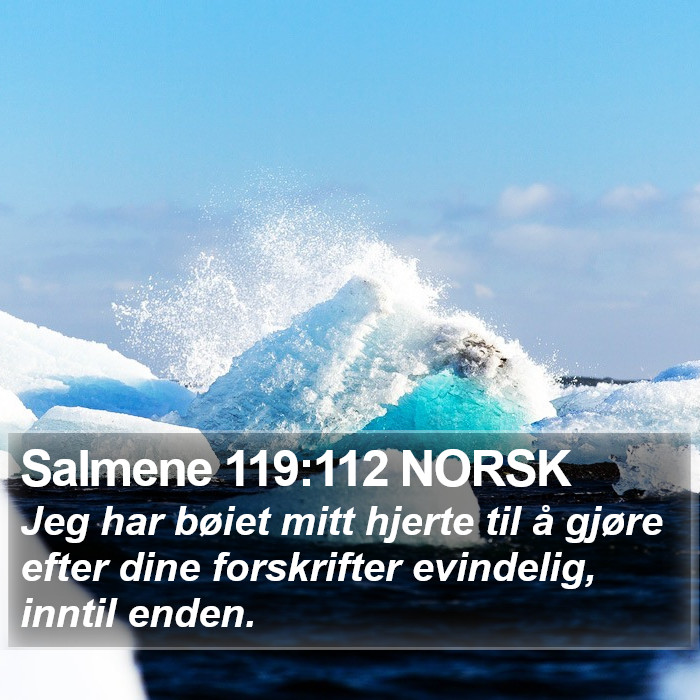 Salmene 119:112 NORSK Bible Study