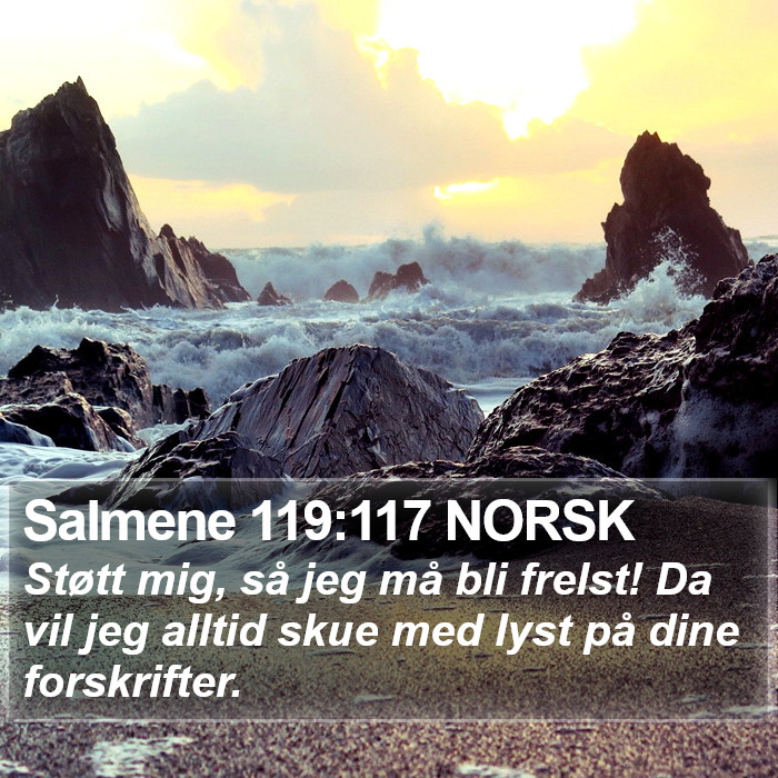 Salmene 119:117 NORSK Bible Study