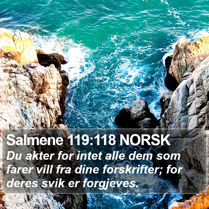 Salmene 119:118 NORSK Bible Study