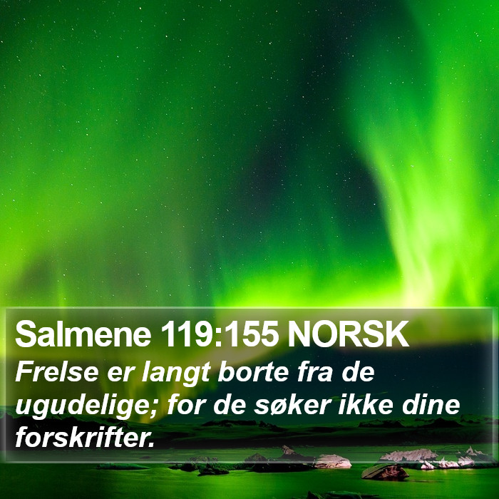 Salmene 119:155 NORSK Bible Study