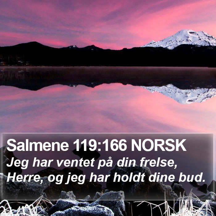 Salmene 119:166 NORSK Bible Study