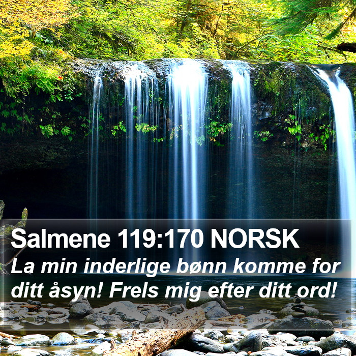 Salmene 119:170 NORSK Bible Study