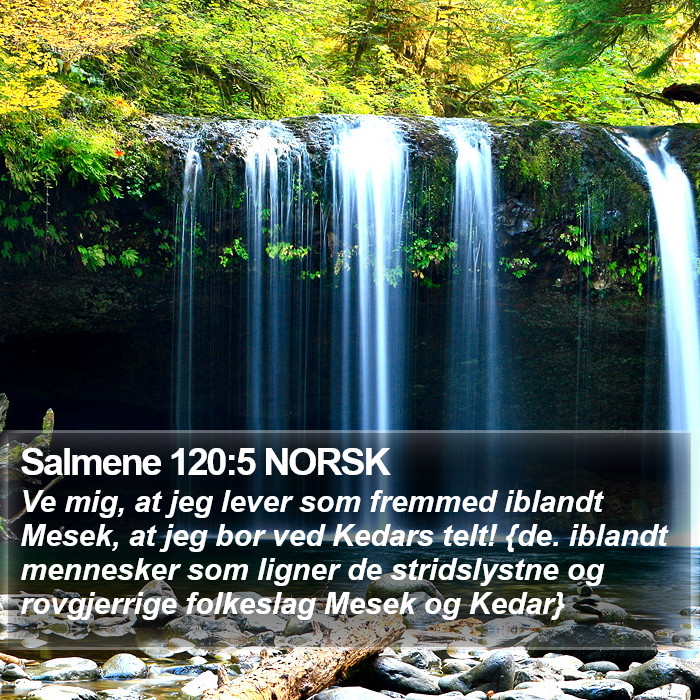 Salmene 120:5 NORSK Bible Study