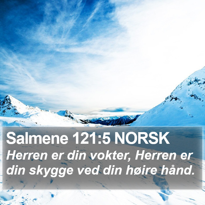 Salmene 121:5 NORSK Bible Study