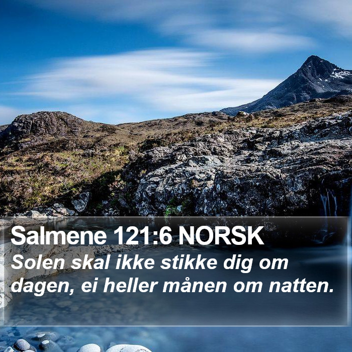 Salmene 121:6 NORSK Bible Study