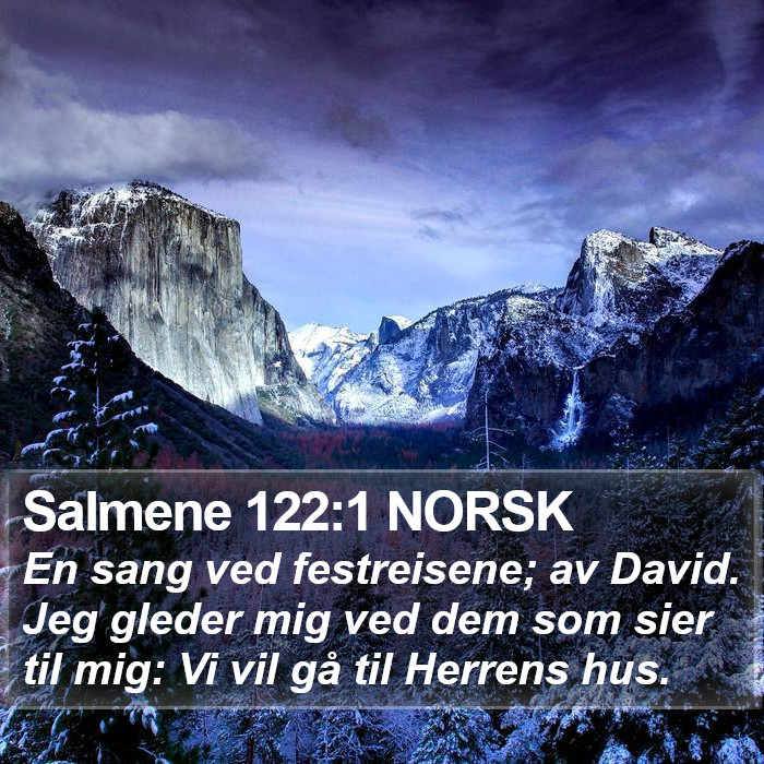 Salmene 122:1 NORSK Bible Study