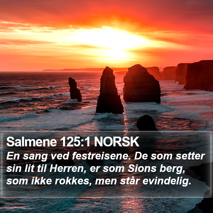 Salmene 125:1 NORSK Bible Study