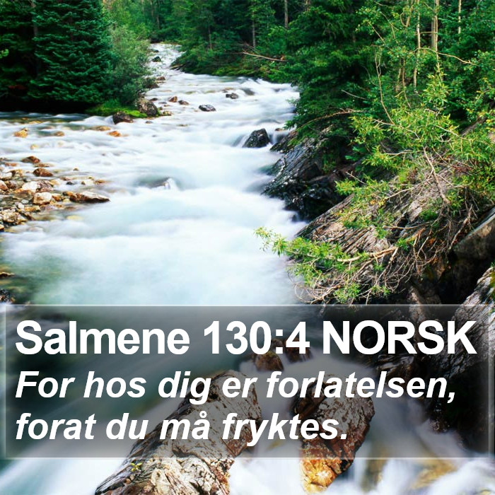 Salmene 130:4 NORSK Bible Study