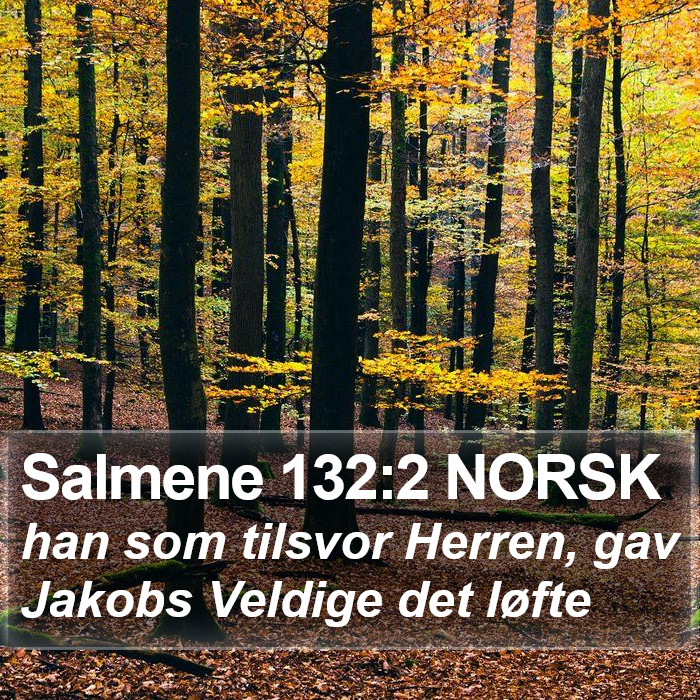 Salmene 132:2 NORSK Bible Study