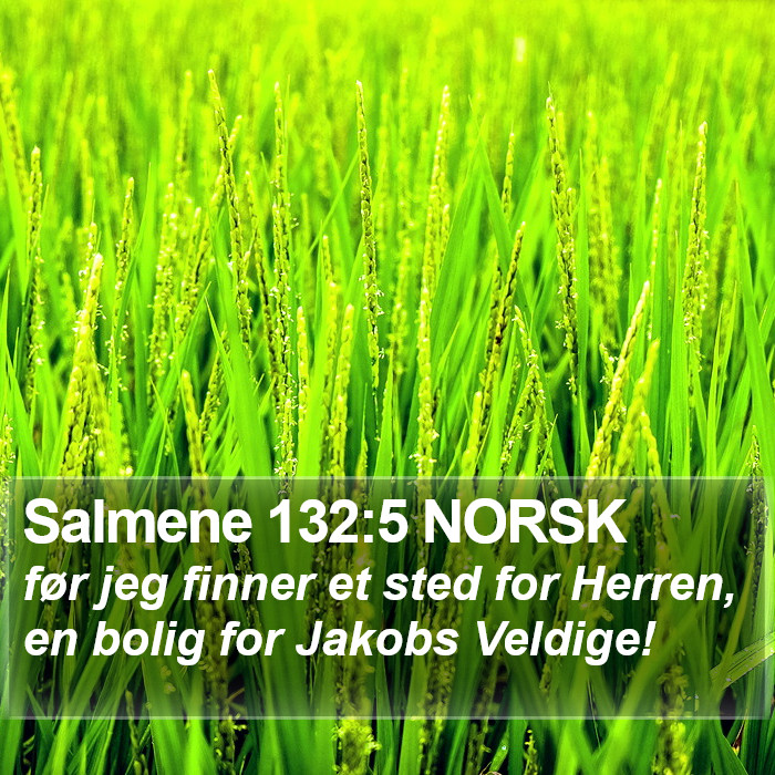 Salmene 132:5 NORSK Bible Study