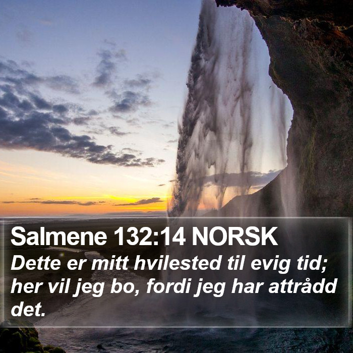 Salmene 132:14 NORSK Bible Study